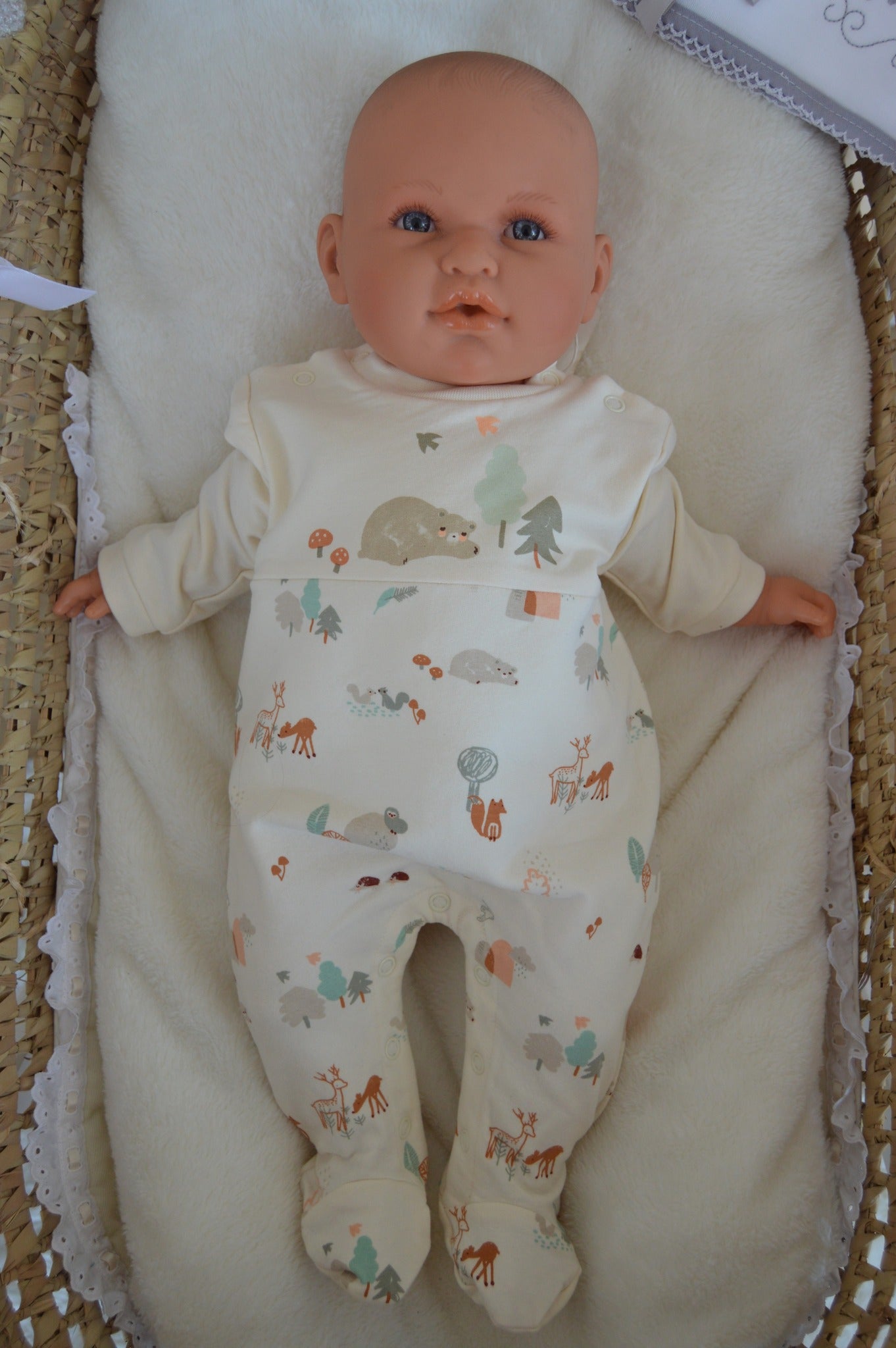 Babygrow de algodão com carda