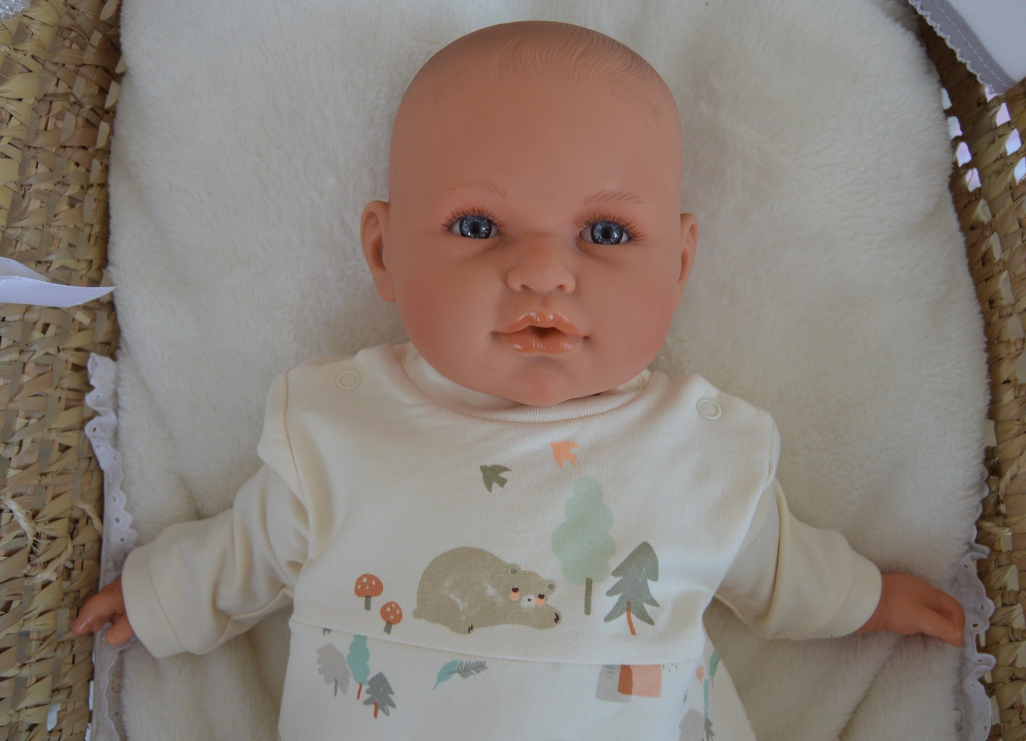 Babygrow de algodão com carda