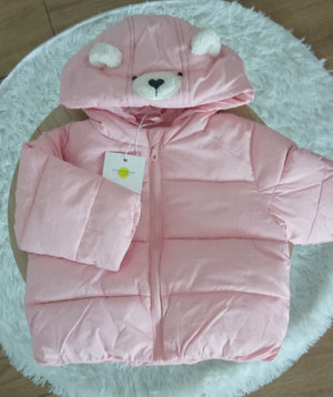 Casaco Puffer Nylon Tema Ursinha