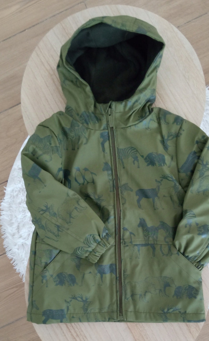 Casaco de Inverno com o tema Animais da Selva