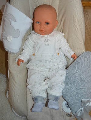 Macacão  com Gola e Animais da Floresta