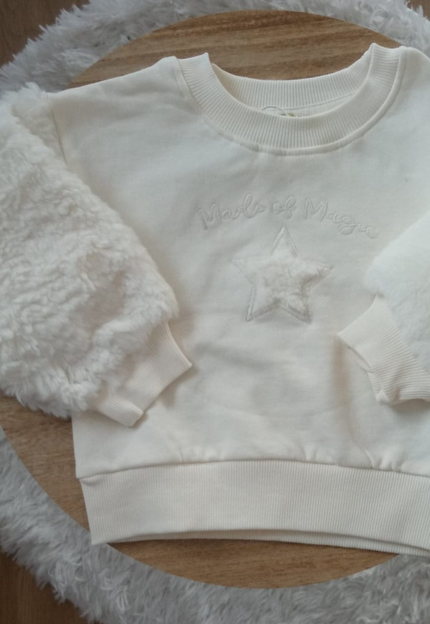 Sweat de algodão cardada