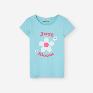 T-shirt de Menina Flor dos 2 aos 7 anos