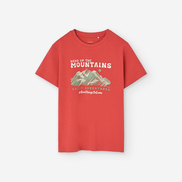 T-shirt “Head Up The Mountains”