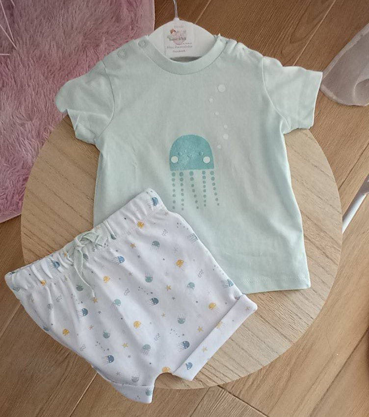 Conjunto “Medusinhas no Mar” – Fresquinho e cheio de encanto!