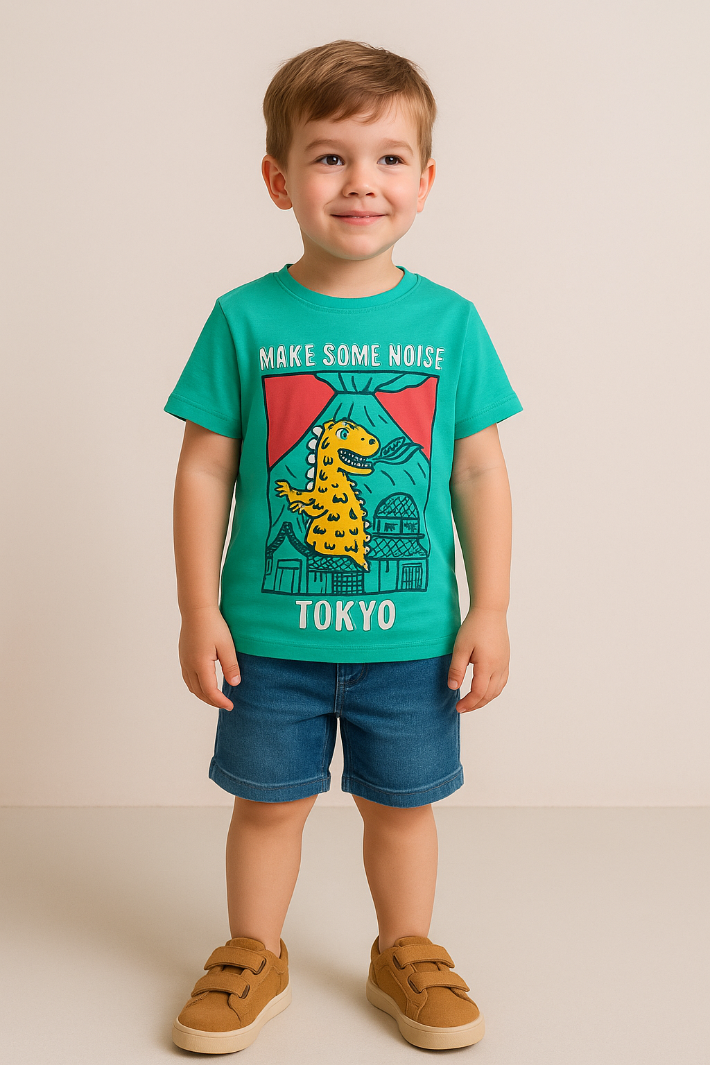 T-Shirt Dinossauro Tokyo dos 2 aos 7 anos