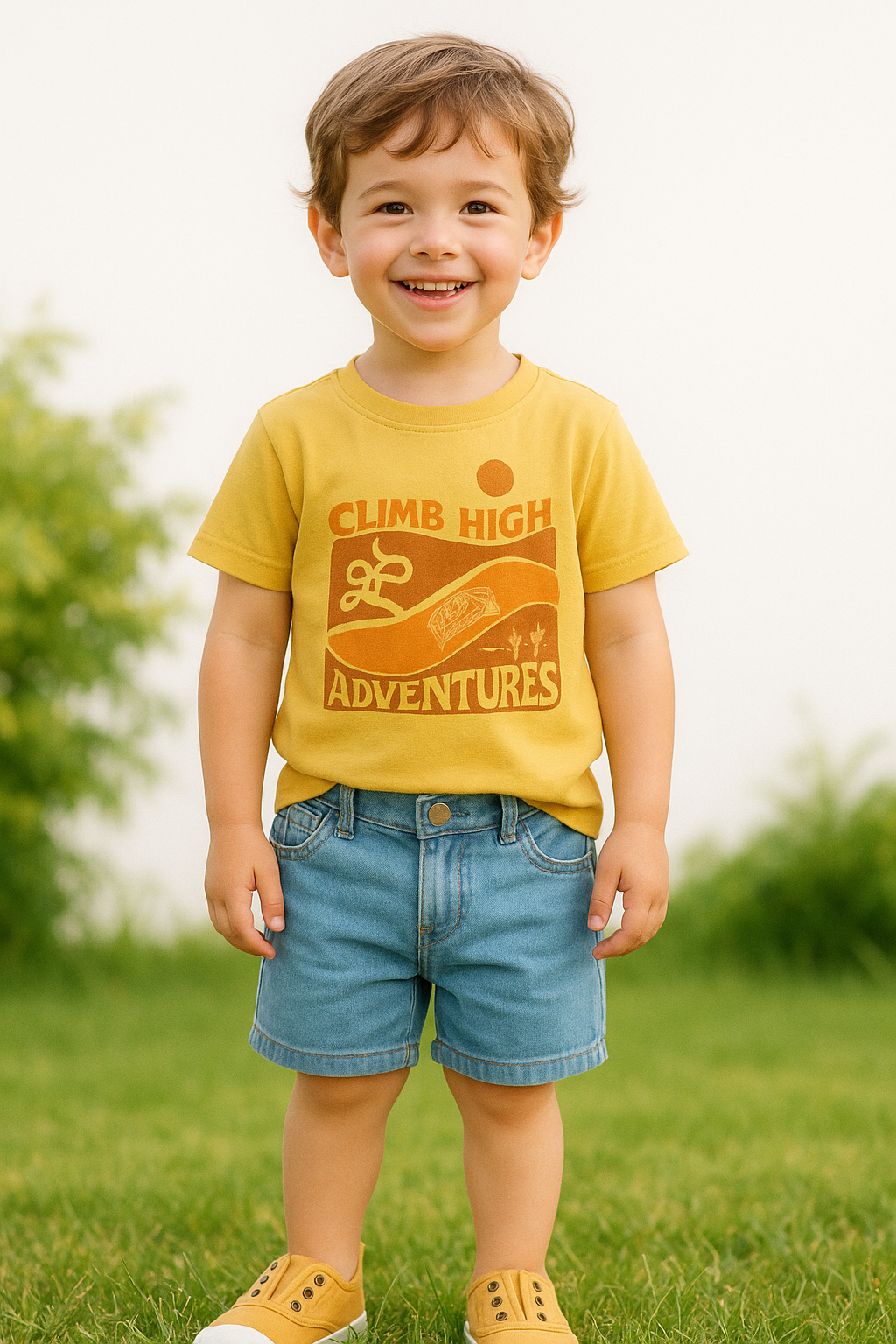 T-shirt Mostarda 