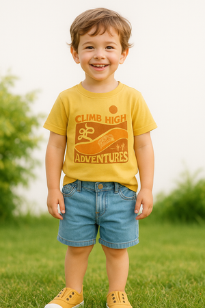 T-shirt Mostarda 