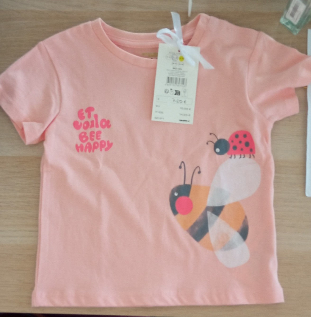 T-shirt menina Abelhinha