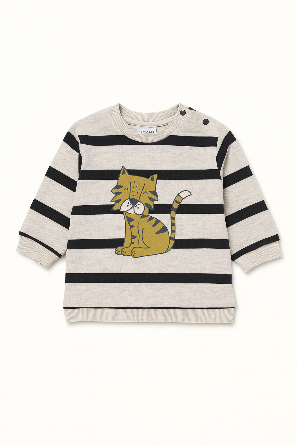 Sweatshirt “Miau Quentinho” – Gatinho nas Riscas (6 a 36 meses)