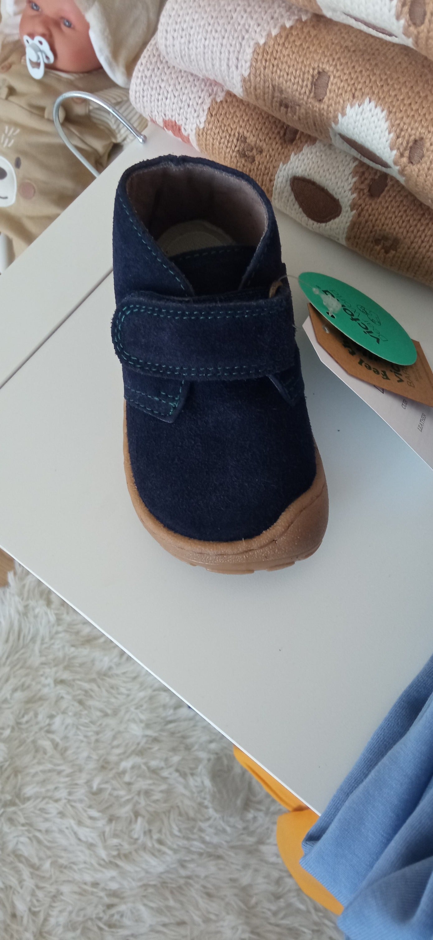 Botas Barefoot Victoria Azul-Marinho – Primeiros Passos Naturais