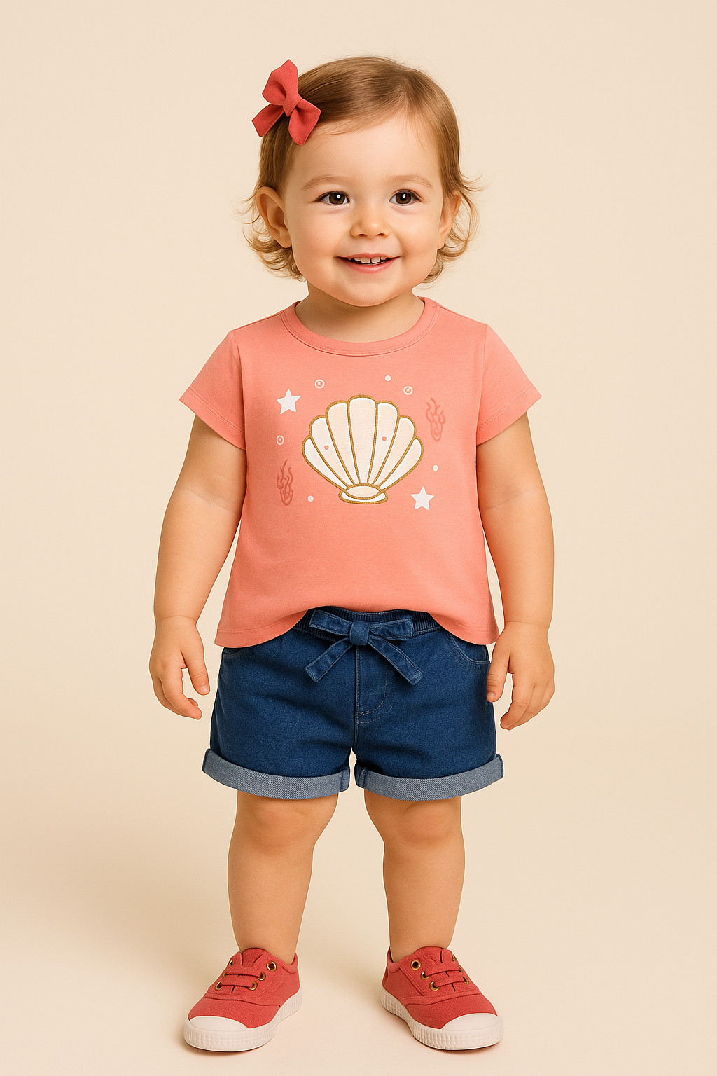 T-shirt Menina Conchinha
