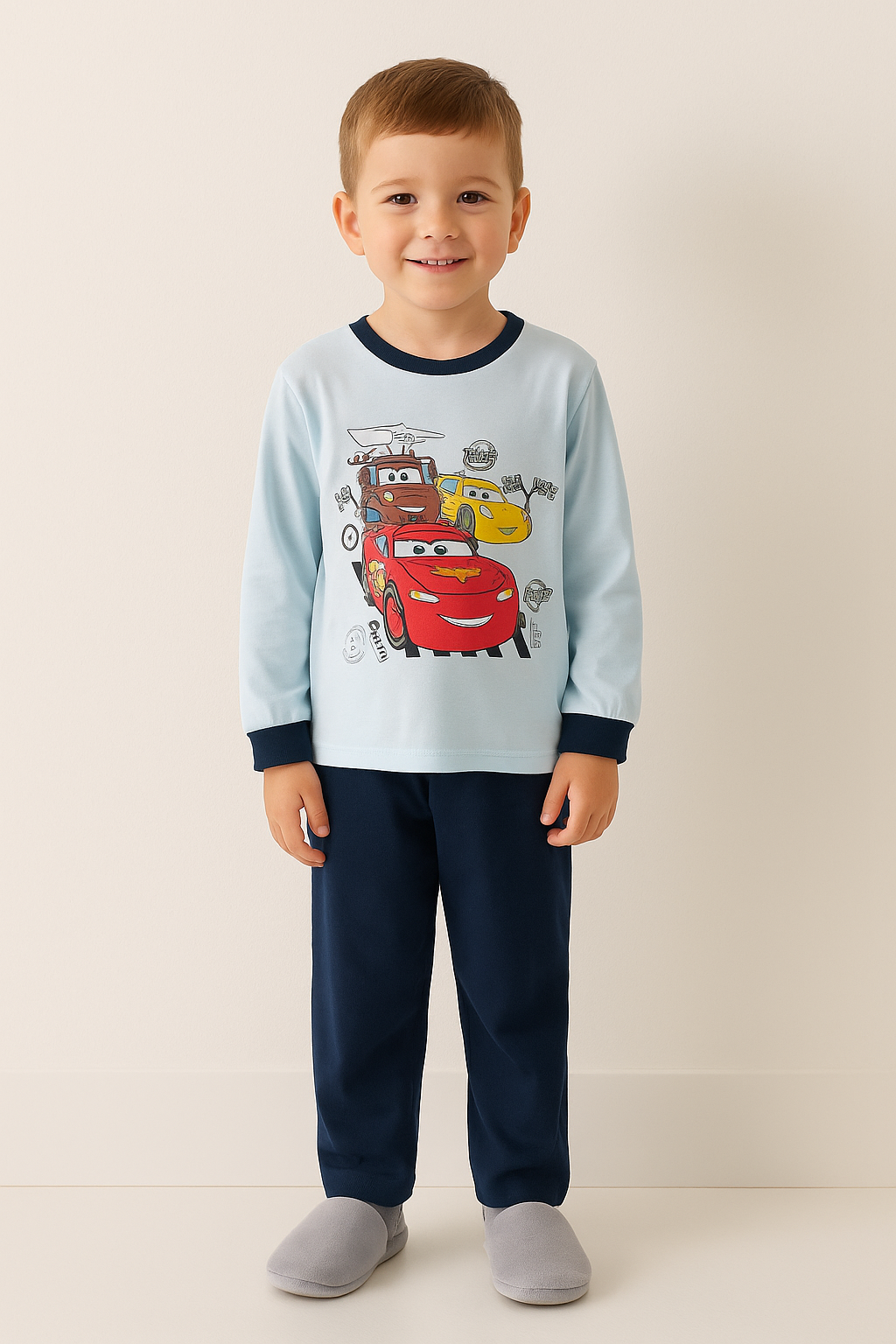 Pijama Menino Carros – Disney | Algodão Suave