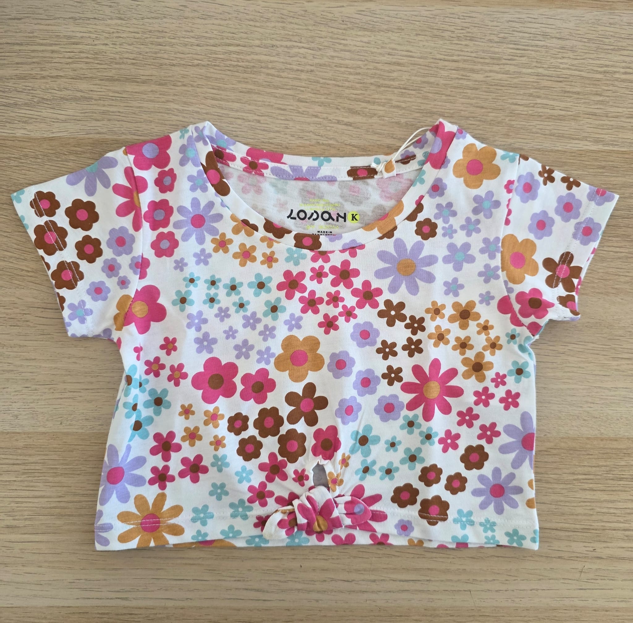 T-shirt Curta Florzinhas