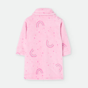 Roupão Mágico de Unicórnio em Fleece para Criança | Cor-de-Rosa Super Fofo e Quente