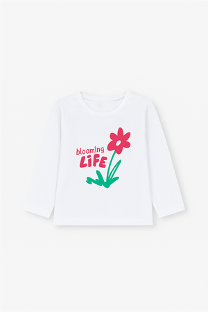 Sweat de menina Blooming Life
