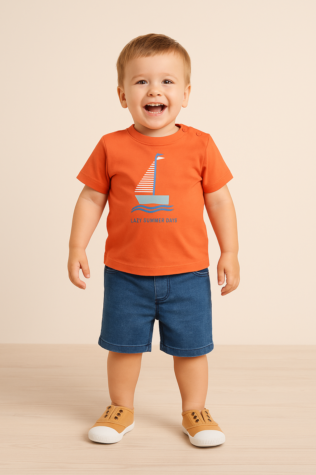T-shirt Barquinho Lazy Summer Days