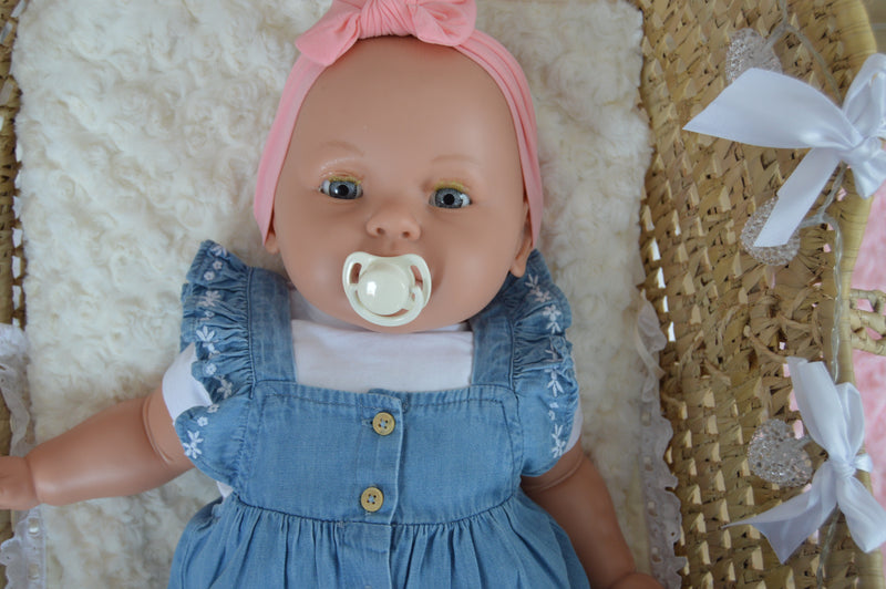 Macacão de Ganga Bordado