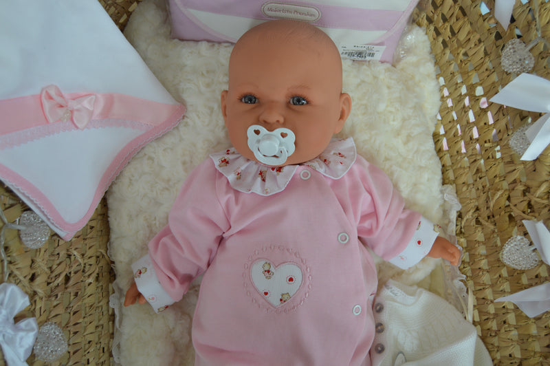 Babygrow de Algodão coração