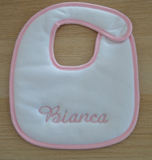 Babetes personalizados com o nome da sua Bebé