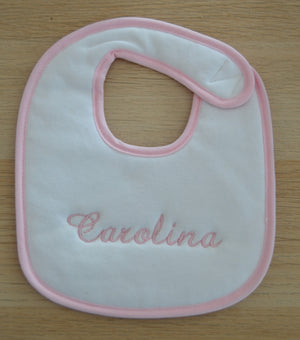 Babete Personalizado com o nome da Bebé Menina