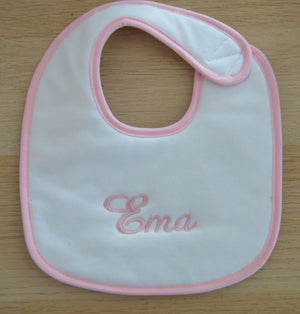 Babetes personalizados com o nome da sua Bebé
