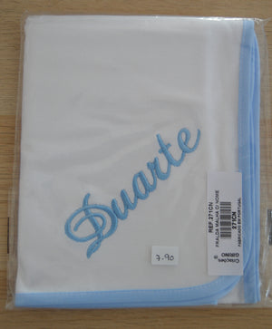 Fralda Personalizada com o Nome do Bebé