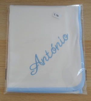 Fralda Personalizada com o Nome do Bebé