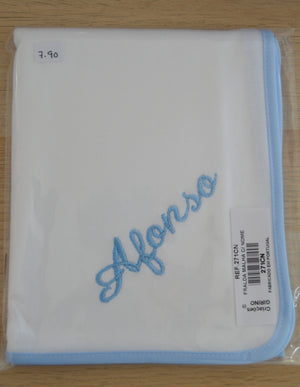 Fralda Personalizada com o Nome do Bebé