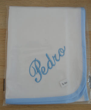 Fralda Personalizada com o Nome do Bebé