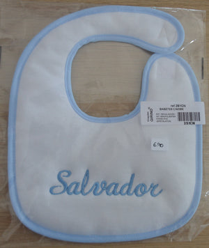 Babete Personalizado com o nome do Bebé Menino