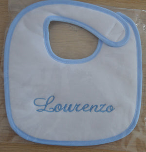 Babete Personalizado com o nome do Bebé Menino