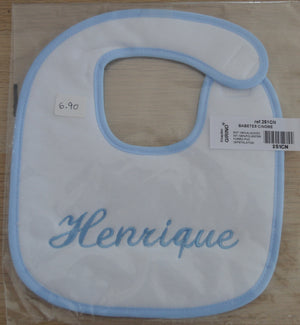 Babete Personalizado com o nome do Bebé Menino