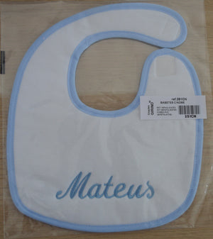 Babete Personalizado com o nome do Bebé Menino