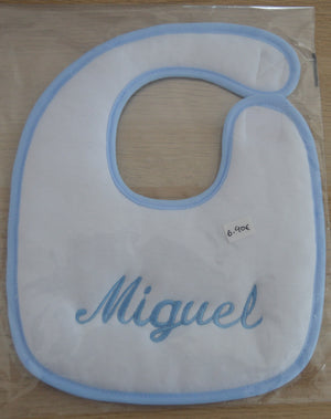 Babete Personalizado com o nome do Bebé Menino
