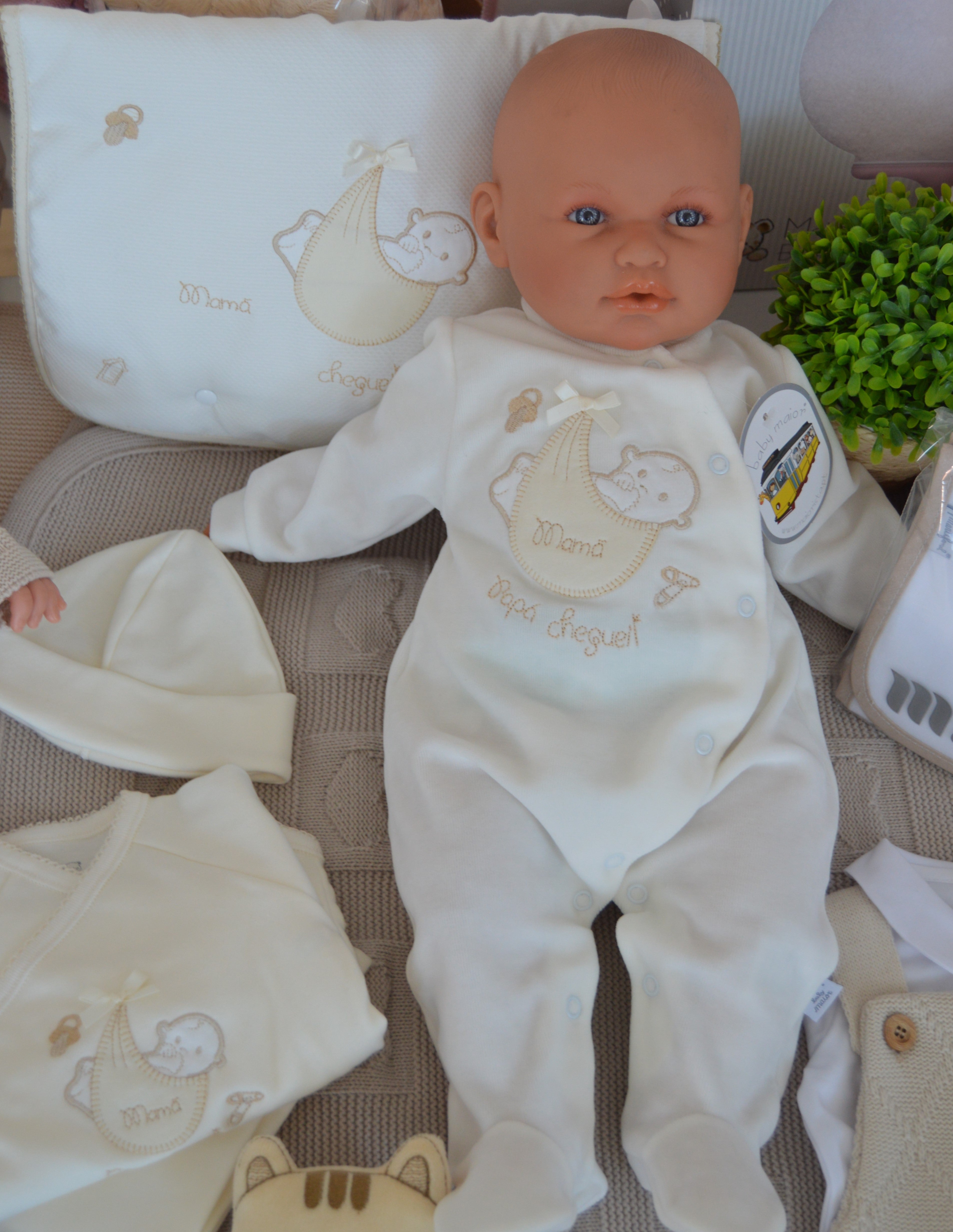 Conjunto de Primeira Roupinha mamã papá cheguei
