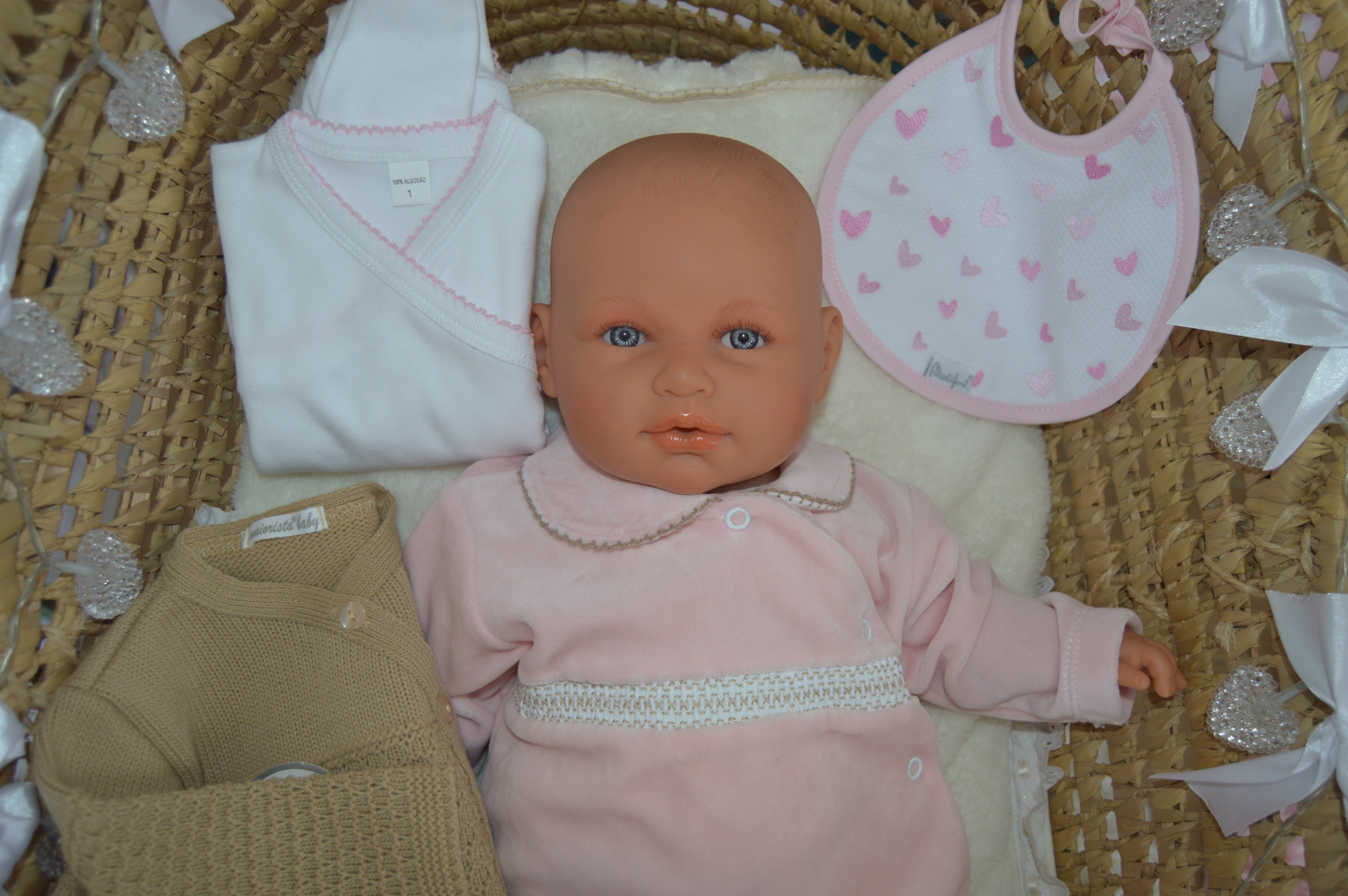 Babygrow de Veludo com golinha