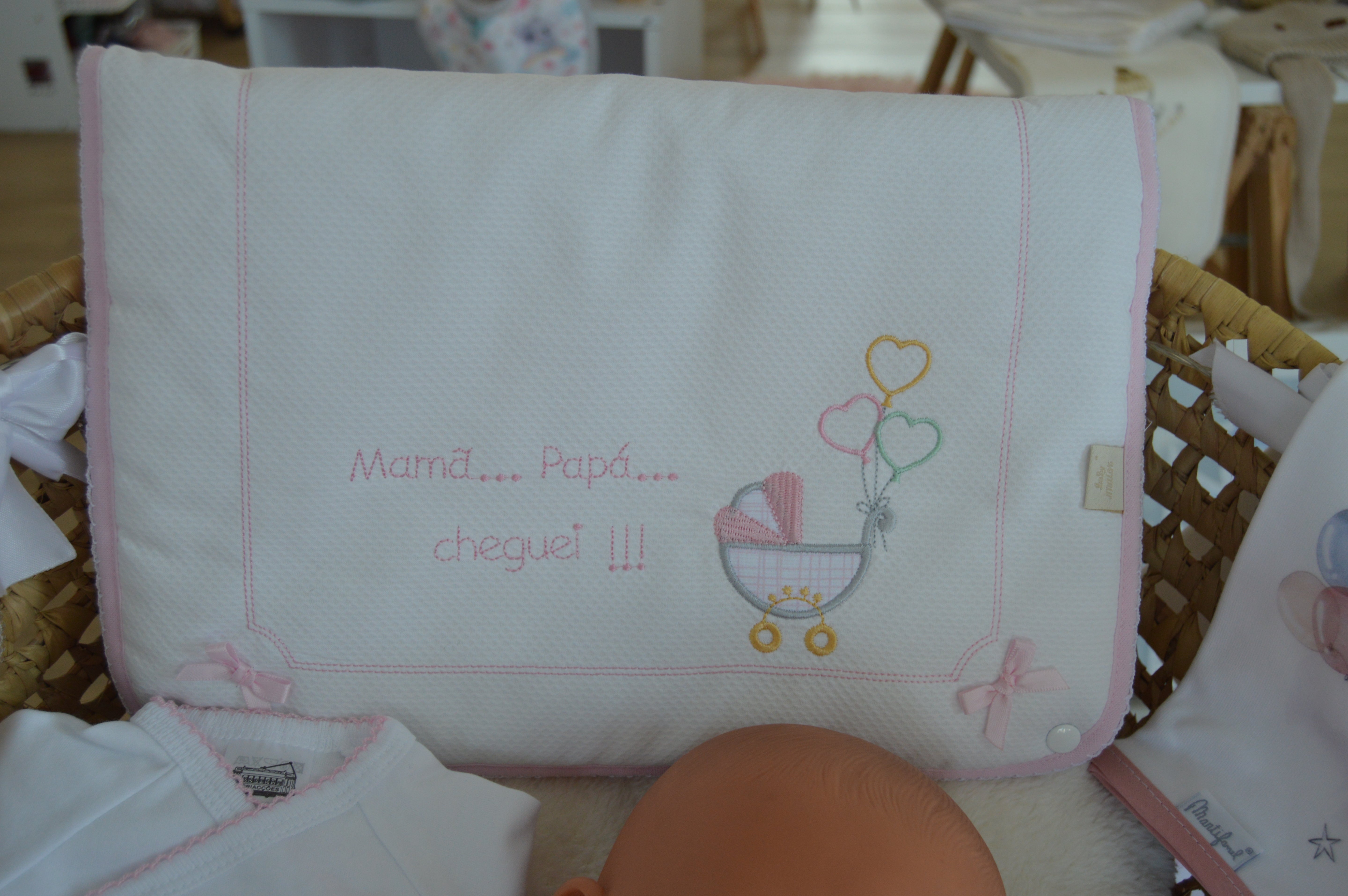 Conjunto de Primeira roupinha de veludo