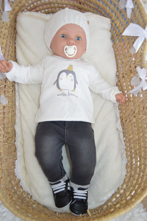 Conjunto de duas peças pinguim