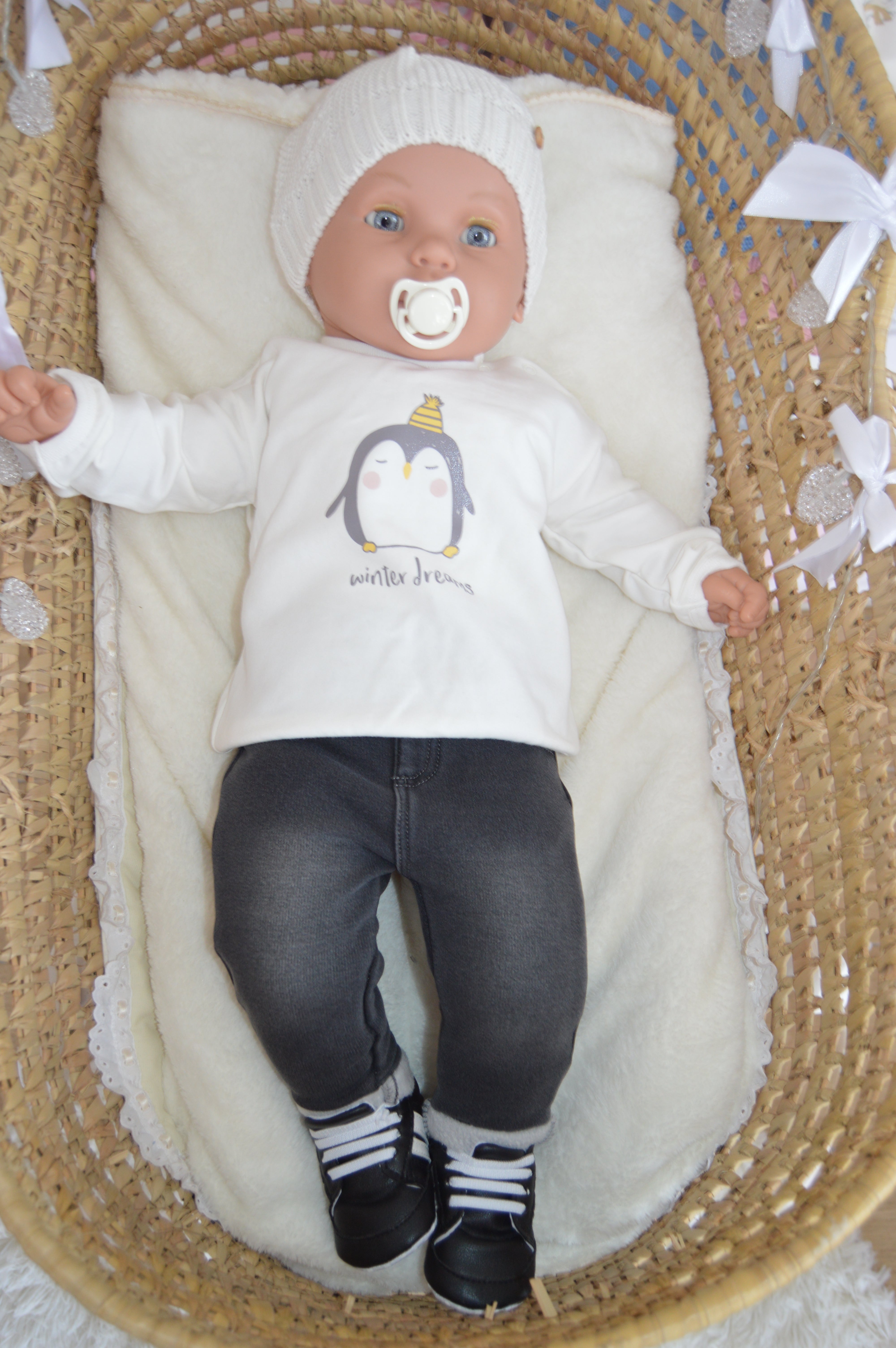 Conjunto de duas peças pinguim