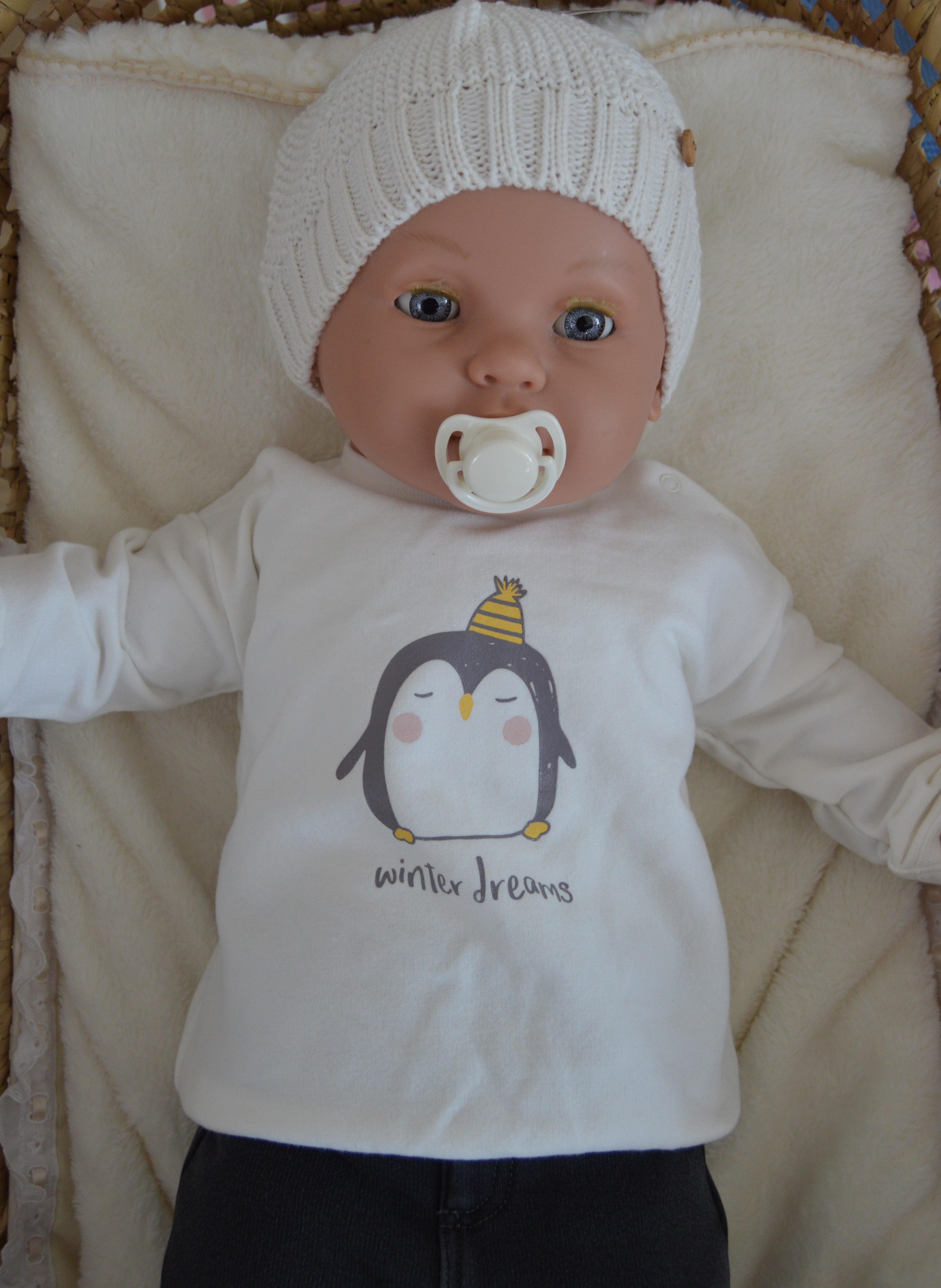 Conjunto de duas peças pinguim