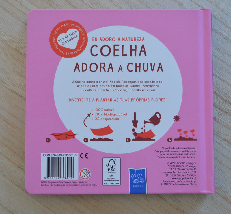 Livro Historia A Coelhinha Adora Chuva
