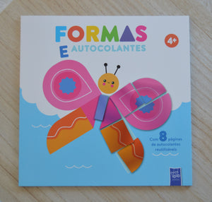 Livro Formas e Autocolantes Borboleta  + 4