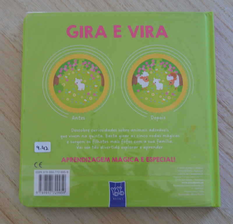 Livro Gira e Vira - Animais da Quinta