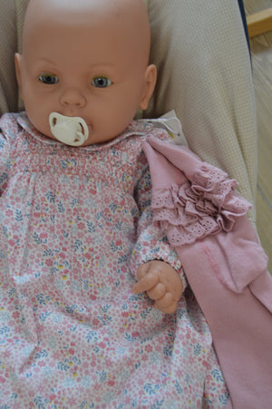 Vestidinho Florido com Collants