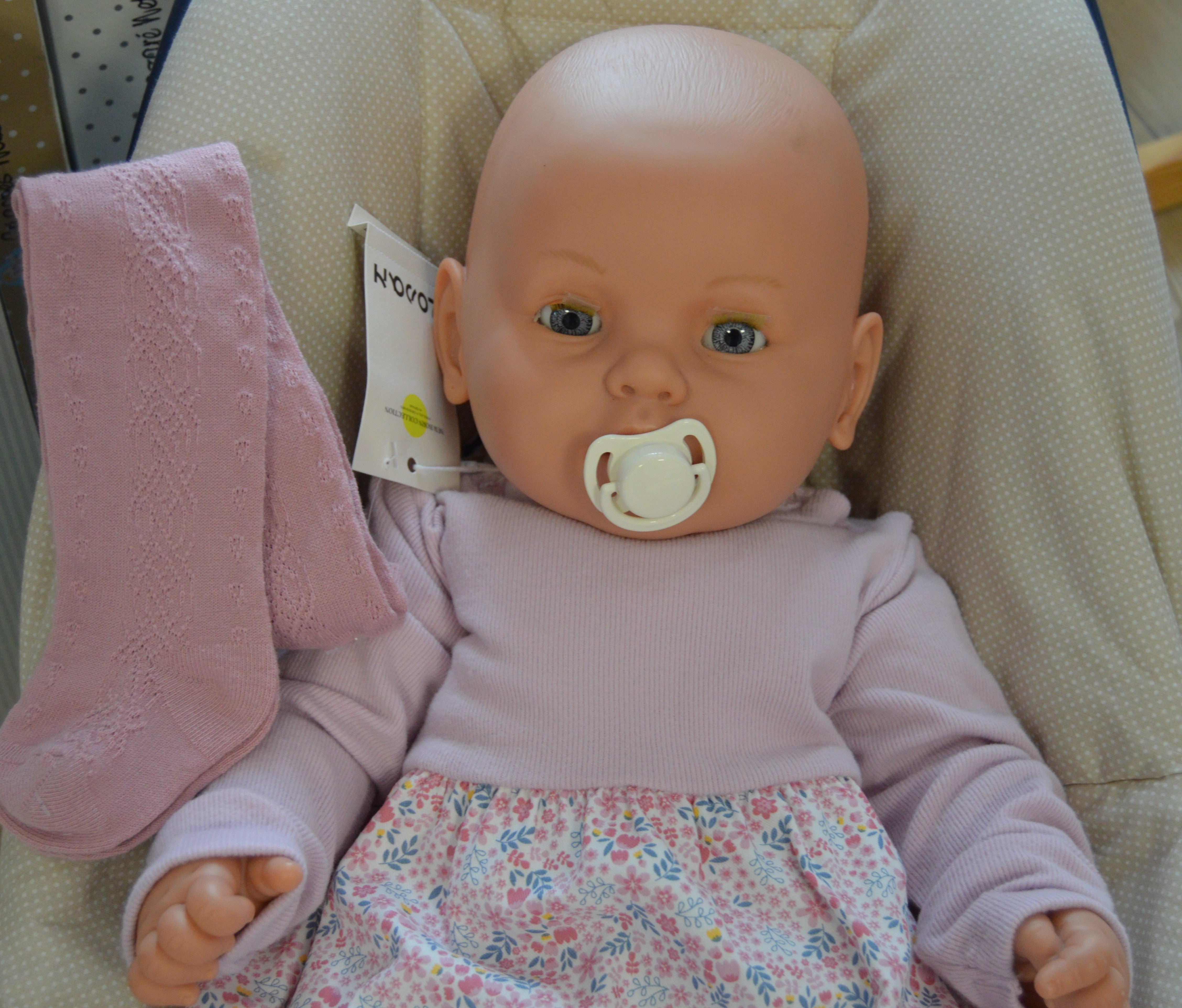 Vestdinho Floral com Collants