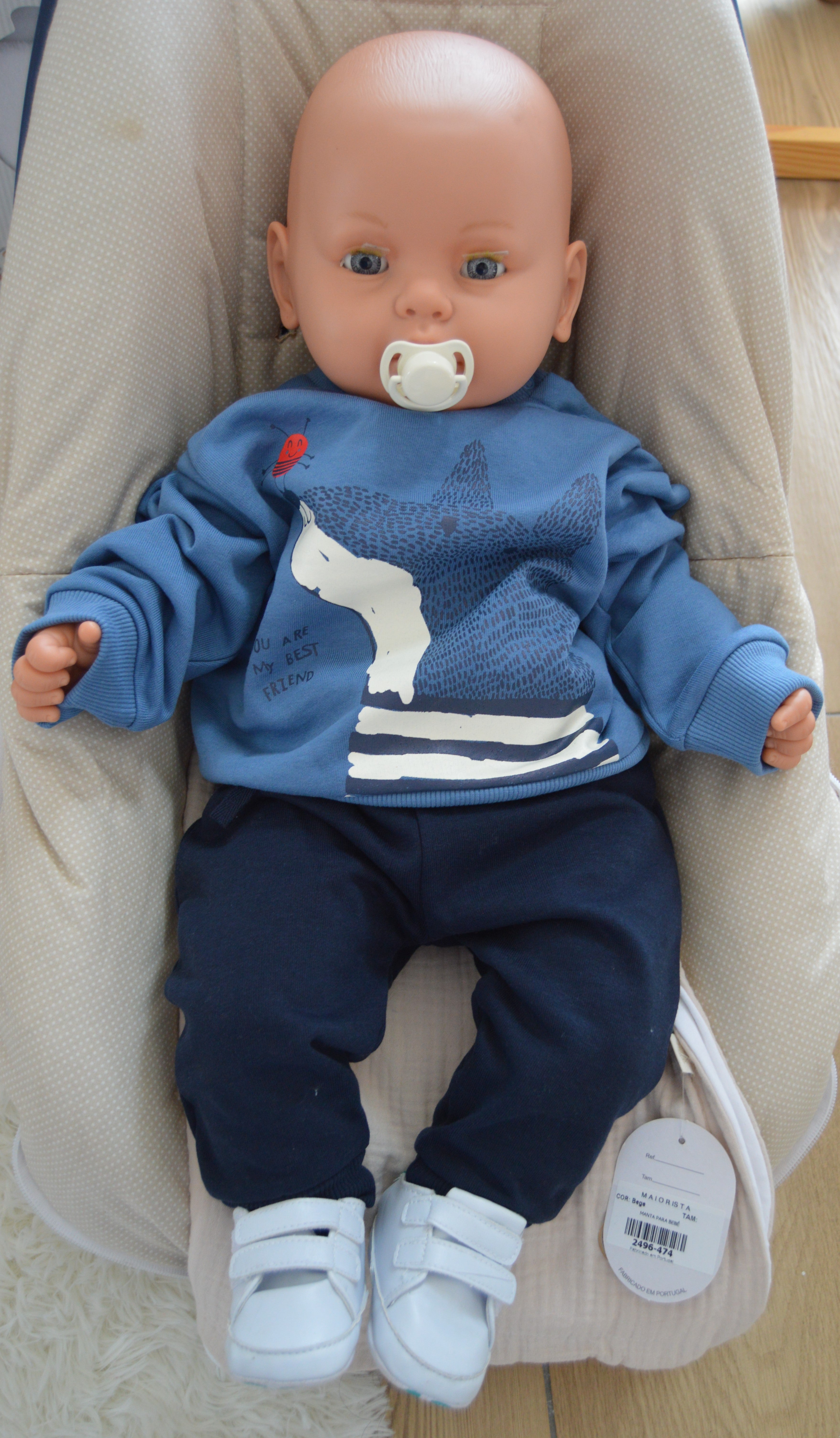 Fato de treino Azul do Lobo Mau