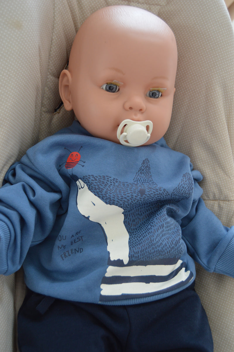 Fato de treino Azul do Lobo Mau