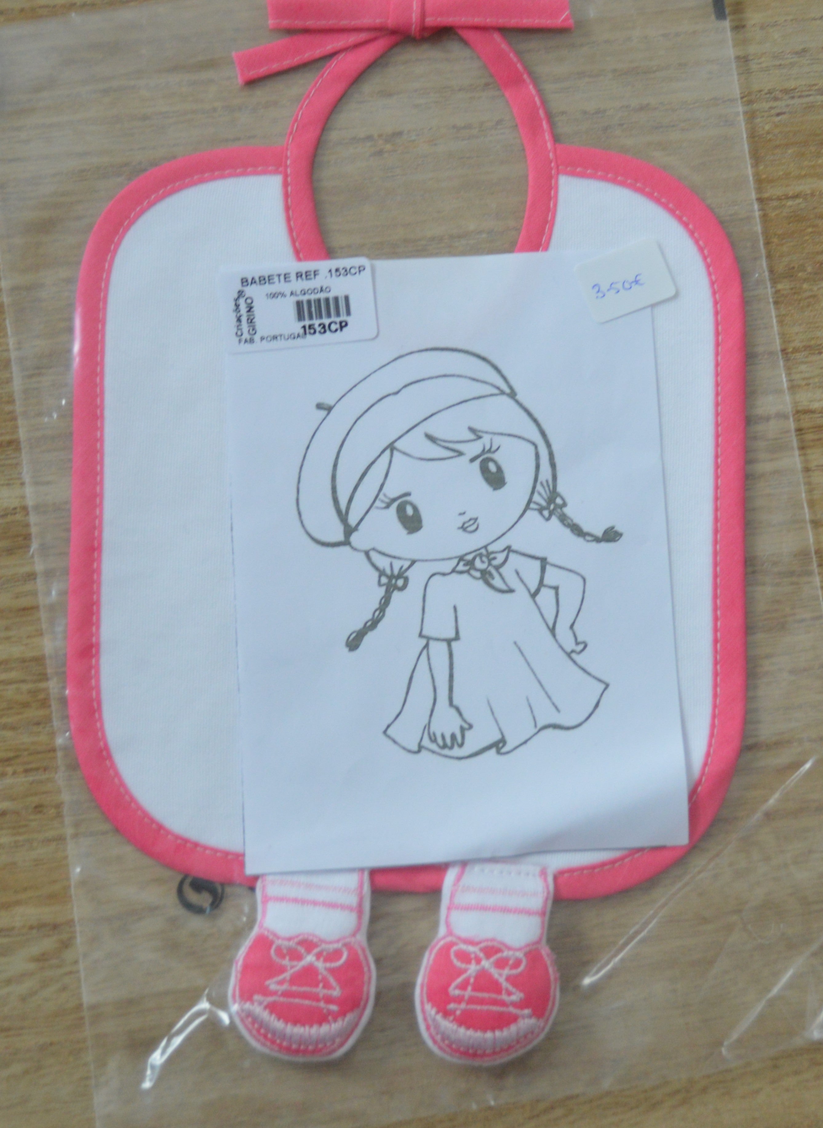 Babete com Pernas para pintar