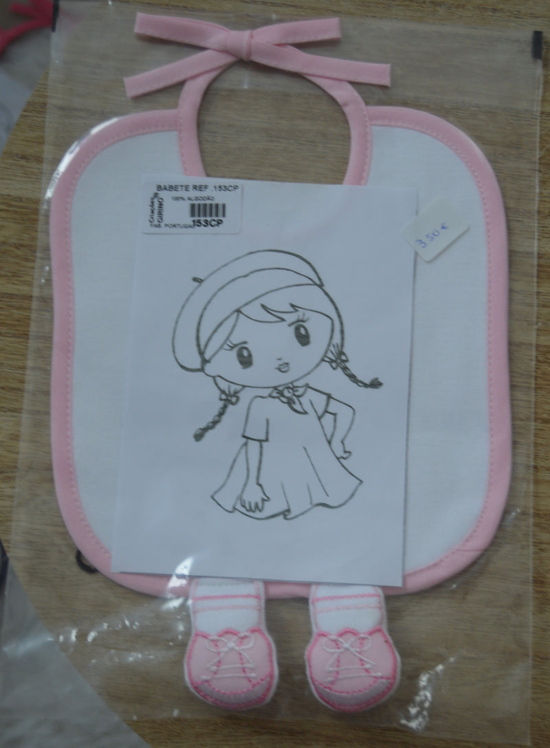 Babete com Pernas para pintar